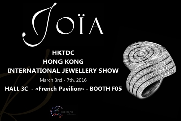 HKTDC HONG KONG INTERNATIONAL JEWELLERY SHOW: MARCH 3rd - 7th, 2016